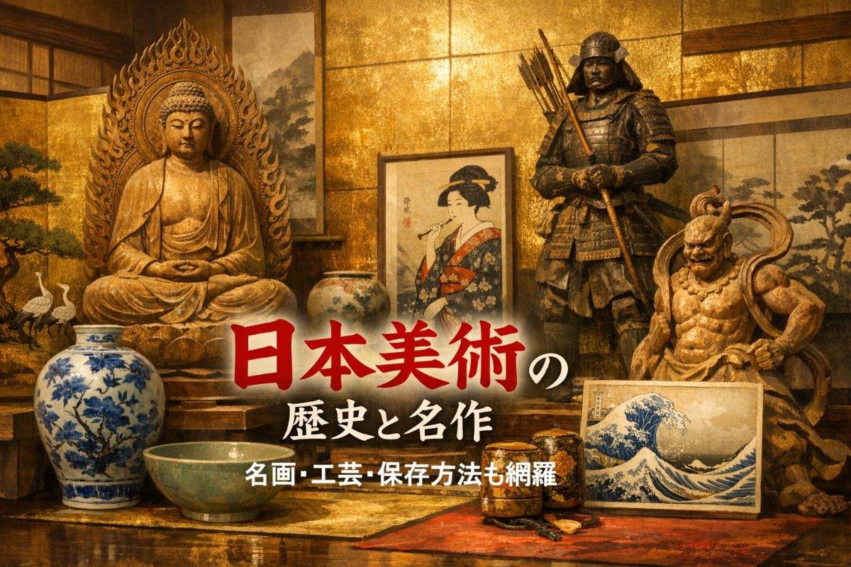 美術品の日本における歴史と代表作を徹底解説｜名画・工芸・保存方法も網羅