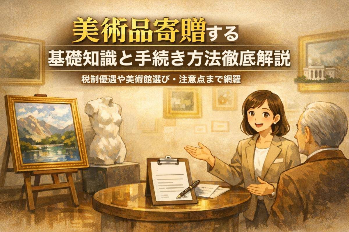 美術品を寄贈する基礎知識と手続き方法徹底解説｜税制優遇や美術館選び・注意点まで網羅