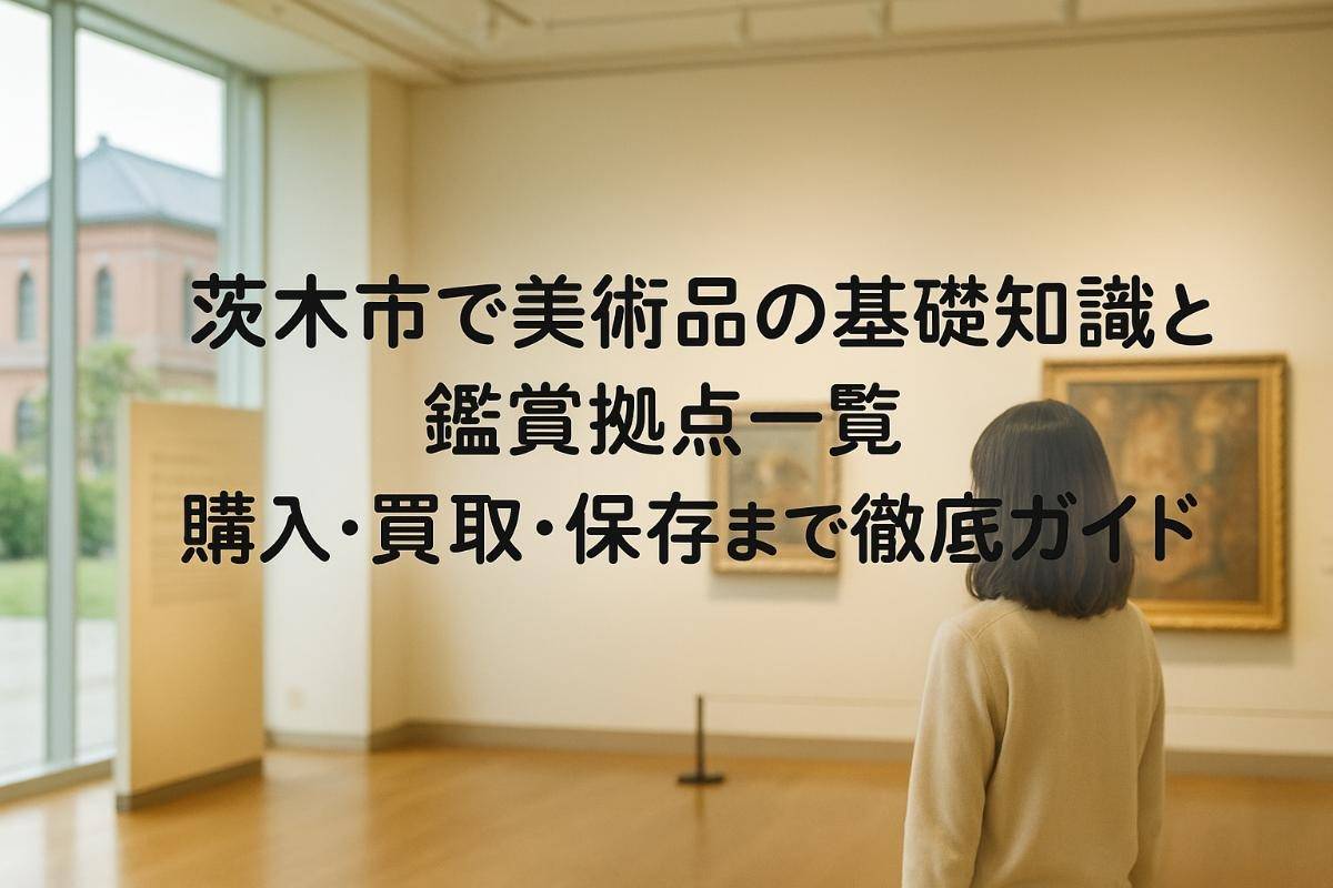 茨木市で美術品の基礎知識と鑑賞拠点一覧｜購入・買取・保存まで徹底ガイド