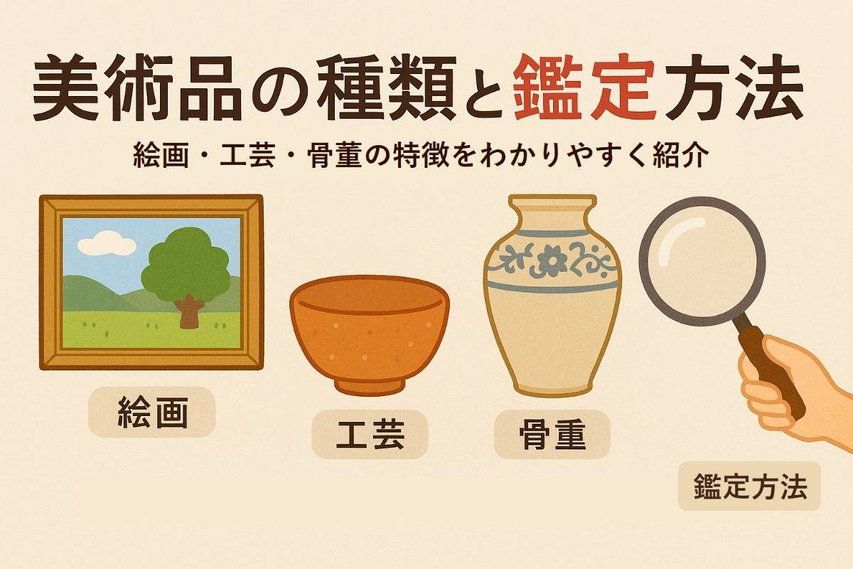 美術品の種類を徹底解説｜絵画・工芸・骨董の特徴や鑑定方法