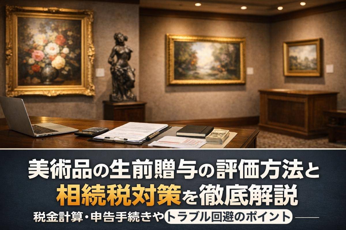 美術品の生前贈与の評価方法と相続税対策を徹底解説｜税金計算・申告手続きやトラブル回避のポイント