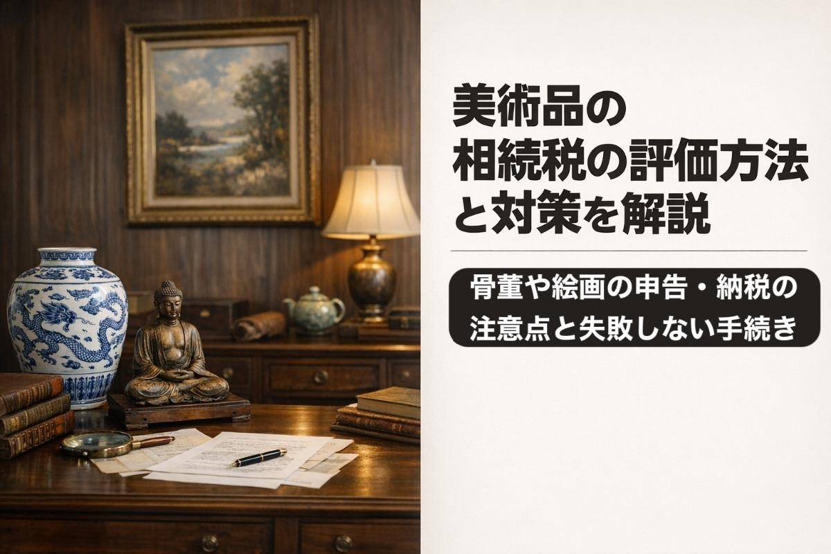 美術品の相続税の評価方法と対策を解説｜骨董や絵画の申告・納税の注意点と失敗しない手続き