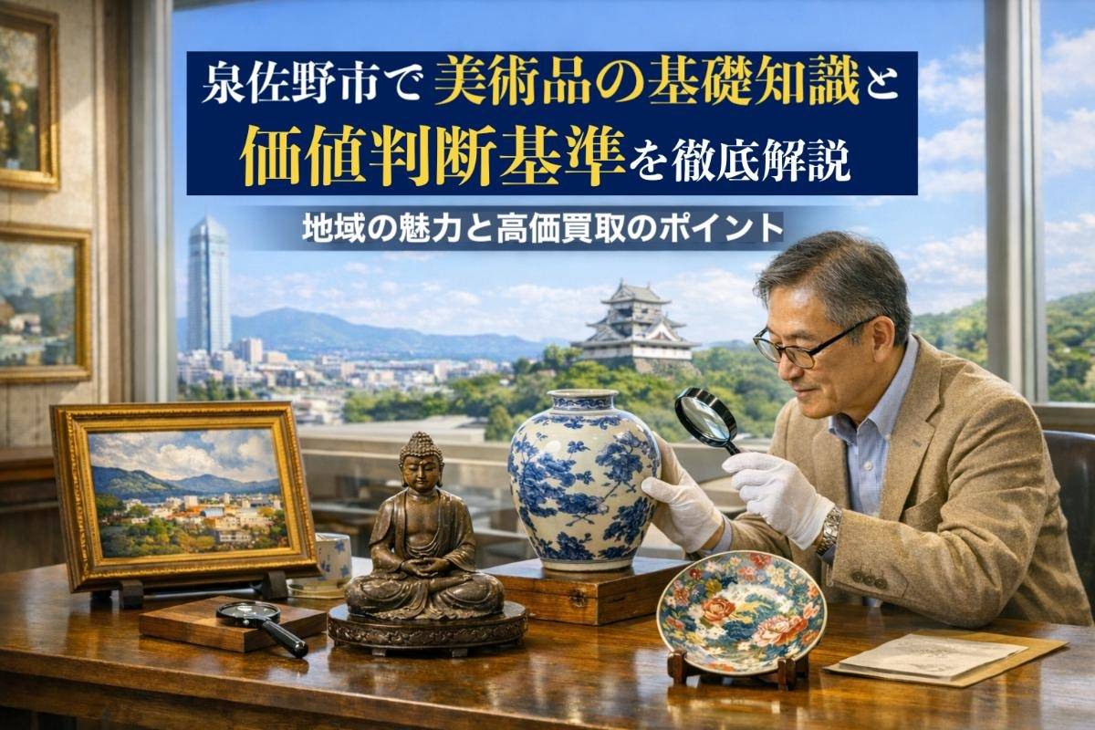 泉佐野市で美術品の基礎知識と価値判断基準を徹底解説｜地域の魅力と高価買取のポイント