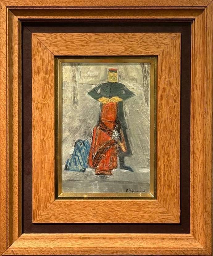 西村功「赤いゴルフバッグ」