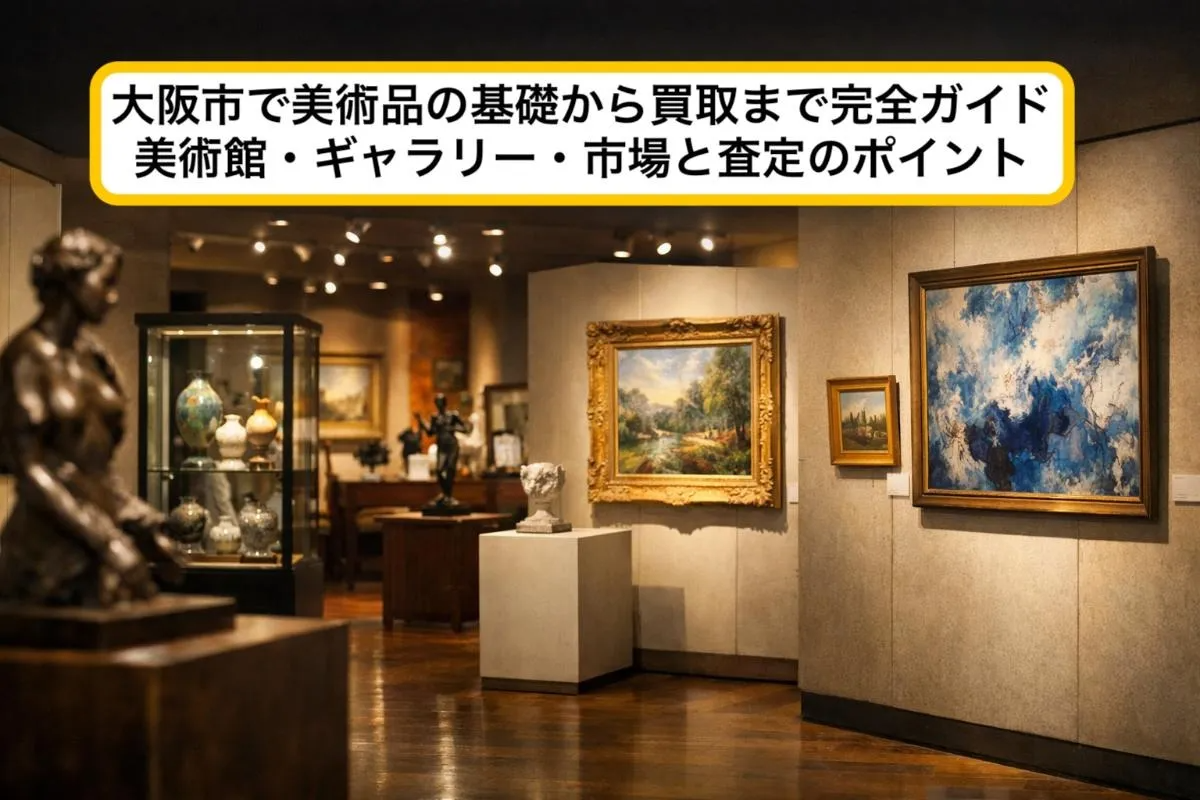 大阪市で美術品の基礎から買取まで完全ガイド｜美術館・ギャラリー・市場と査定のポイント
