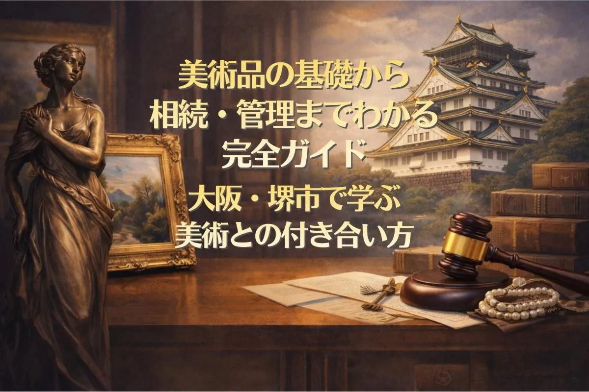 美術品の基礎から相続・管理までわかる完全ガイド｜大阪・堺市で学ぶ美術との付き合い方