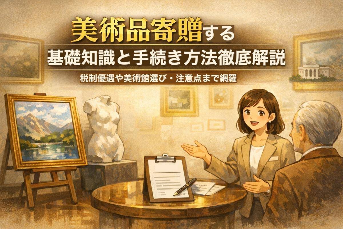 美術品を寄贈する基礎知識と手続き方法徹底解説｜税制優遇や美術館選び・注意点まで網羅