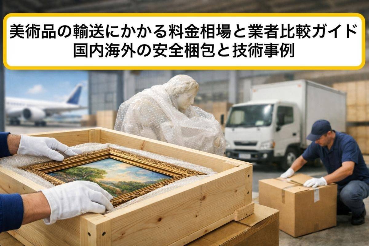 美術品の輸送にかかる料金相場と業者比較ガイド｜国内海外の安全梱包と技術事例