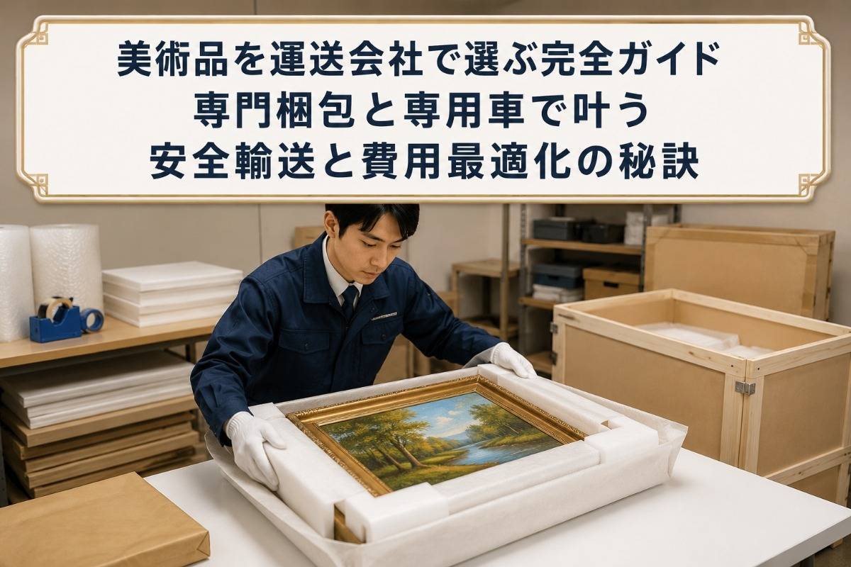 美術品を運送会社で選ぶ完全ガイド―専門梱包と専用車で叶う安全輸送と費用最適化の秘訣
