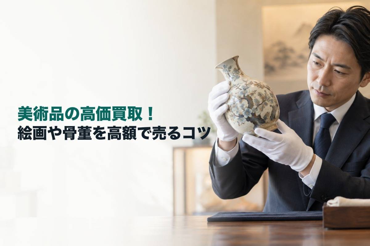 美術品の高価買取！絵画や骨董を高額で売るコツ